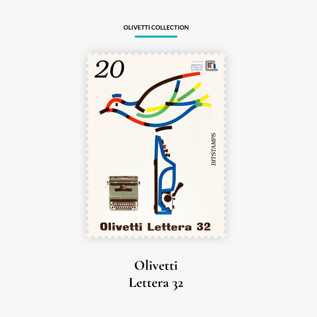 ArchOlivetti's tweet photo. Continua la #OlivettiCollection su #Bitstamps ed è online l'emissione dedicata ad una celebra grafica di #Pintori per la #Lettera32 ✨ 👀
Scopri tutte le uscite della collezione di #francobolli digitali sulla #StoriaDiInnovazione di #Olivetti 🥰
📲 https://t.co/PUhkZGZ8LX https://t.co/rJjrcviHv6
