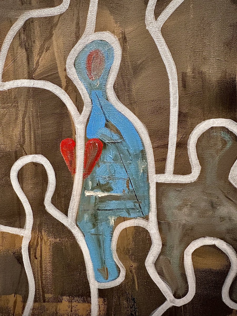 CMichaelGibson's tweet image. I started painting each abstract person in my large 4 x 5 foot ‘Oneness’ painting 

Each day you can #namethatperson #cmgsees