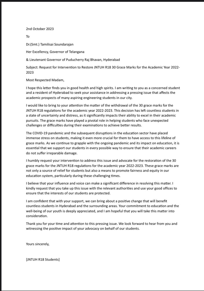 AnandRapolu1's tweet photo. @CoreenaSuares2  governor madam gave assurance that our issue will be resolved as soon as possible but there is no response from JNTUH officials and we students are not able to reach mam now we request you to tweet regarding this issue and help us in these difficult times 🙏🏻 https://t.co/FduDWLgQkx