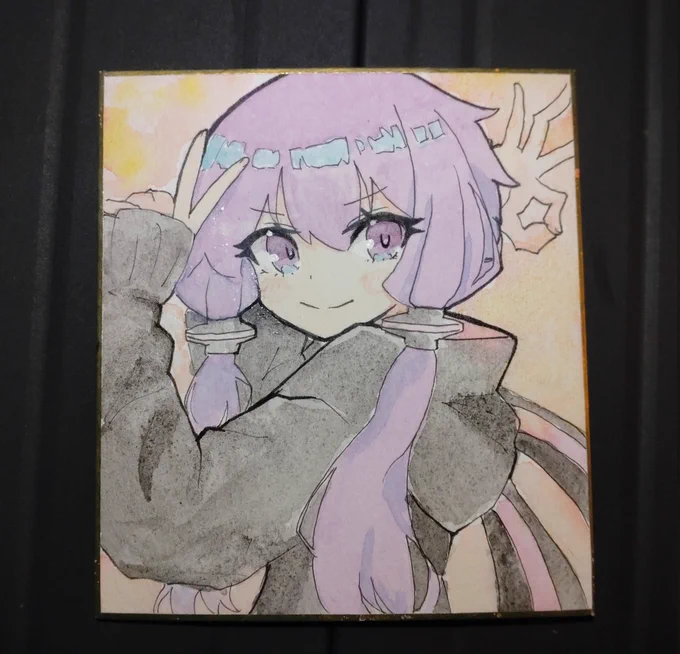 グッバイゆかりさんの色紙を描きました 