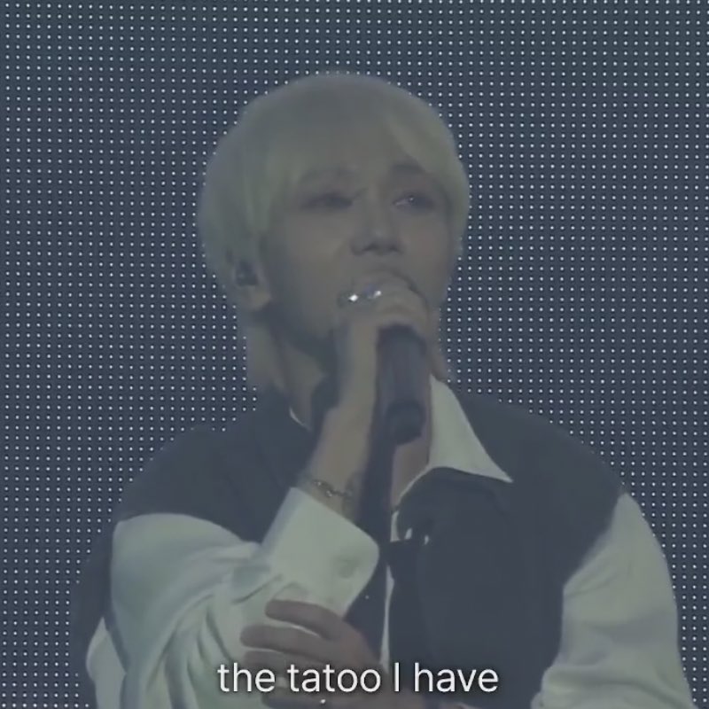 eunhyukietinee's tweet photo. yesung confessing to his dad that his tattoos are real 😭😭😭😭😭 https://t.co/9BYcqrFBwn