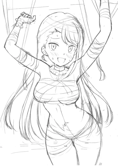 ドジっ子なあげはさんを描きたいなぁ…と 