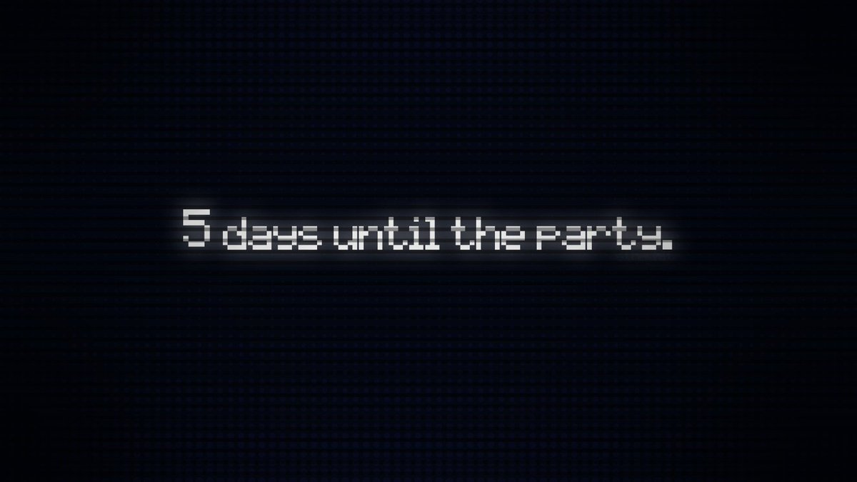 FNAFMovieUpdate's tweet photo. 5 days until the party.

#FNAFMovie #FNAF #FIVENIGHTSATFREDDYS https://t.co/6fDLOcvAnT