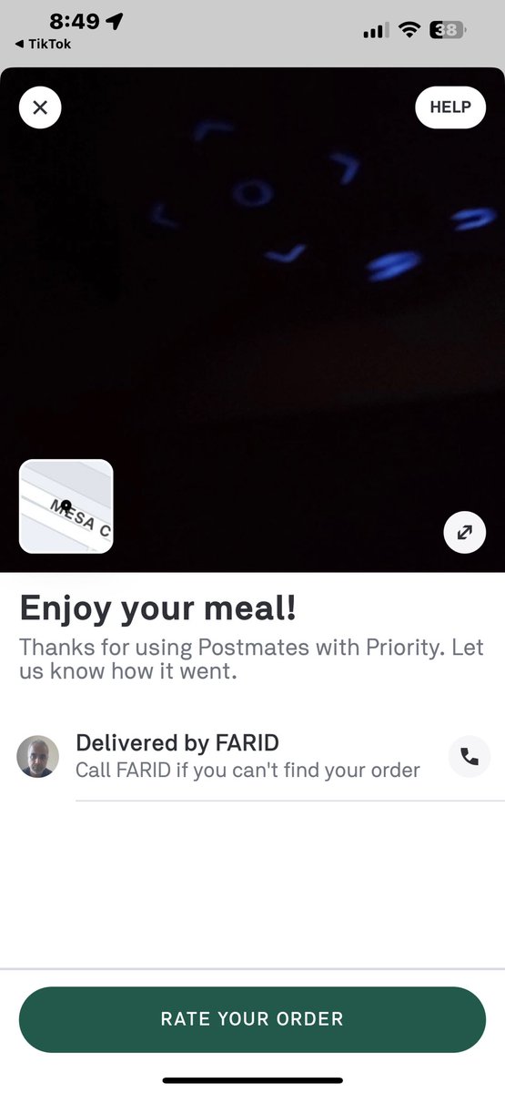 heythereimgaby's tweet photo. So @Postmates driver steals my food and gives me a picture of his car and @Postmates says I’m not eligible for a refund? Bull shit https://t.co/E6vBDMLqVp
