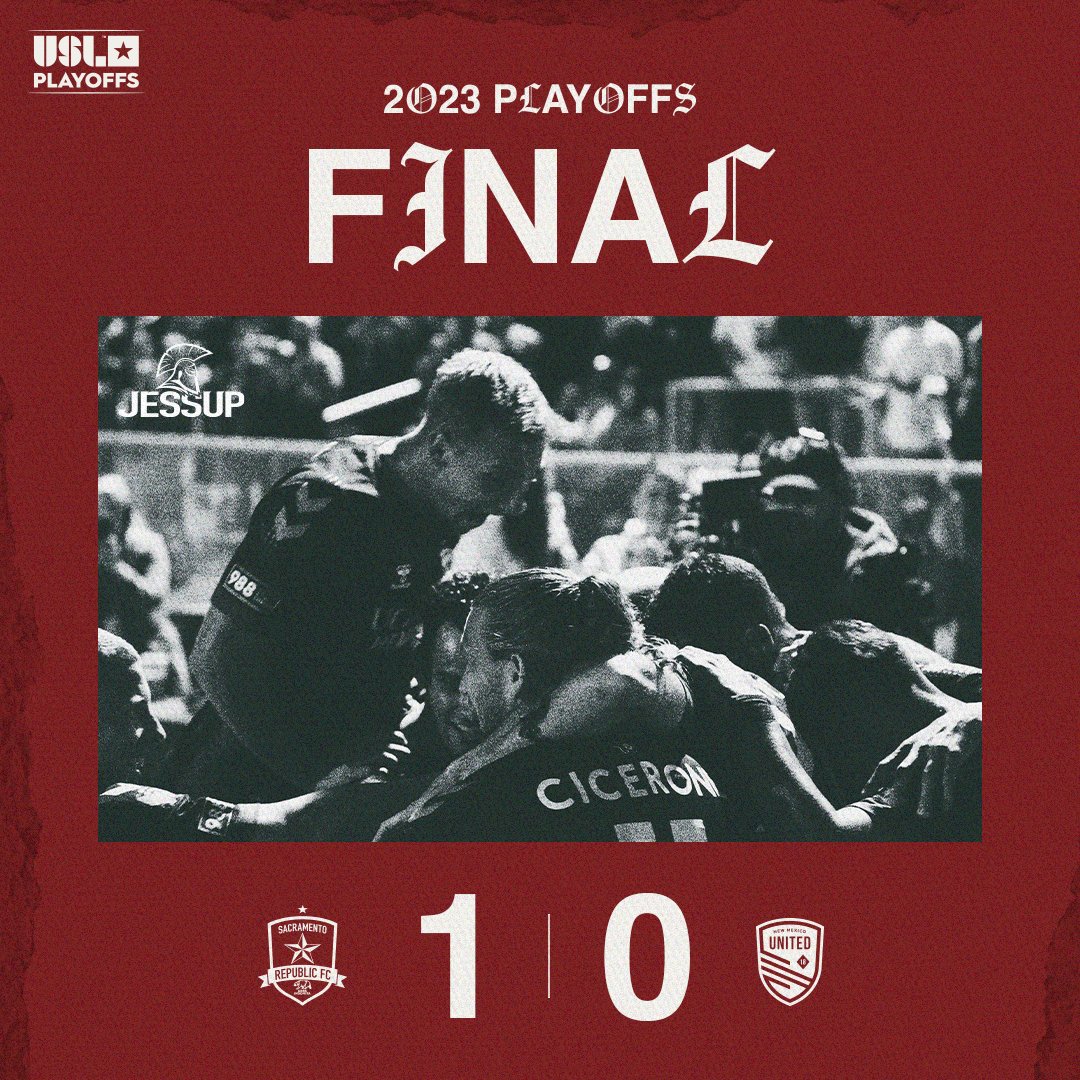 SacRepublicFC's tweet image. THAT’S THE FINAL WHISTLE!

Western Conference Semifinals up next 😤