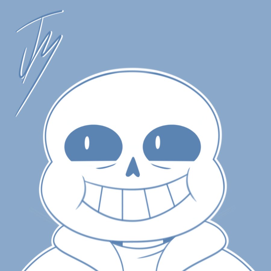 「sans the skeleton      [#undertale]」|Jac 🔆のイラスト