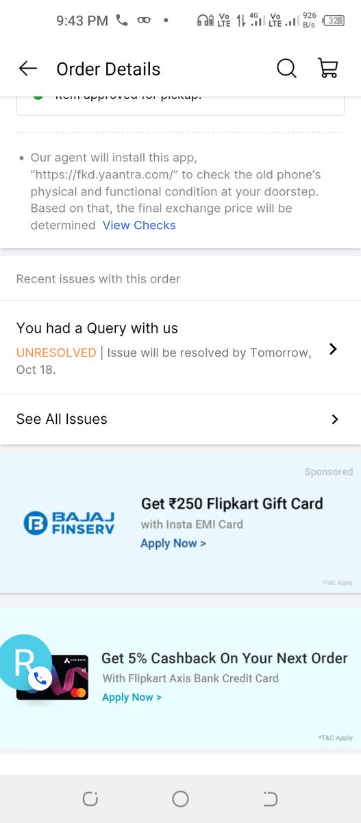 ctboyash's tweet photo. @Flipkart @_Kalyan_K @flipkartsupport @GyanTherapy @tech_burner @jagograhakjago @FlipkartSellers  I had ordered this on 7 oct but not yet delivered. I will  complain in consumer court on Monday , #scammmerflipkart https://t.co/9wX7HCbQ5p