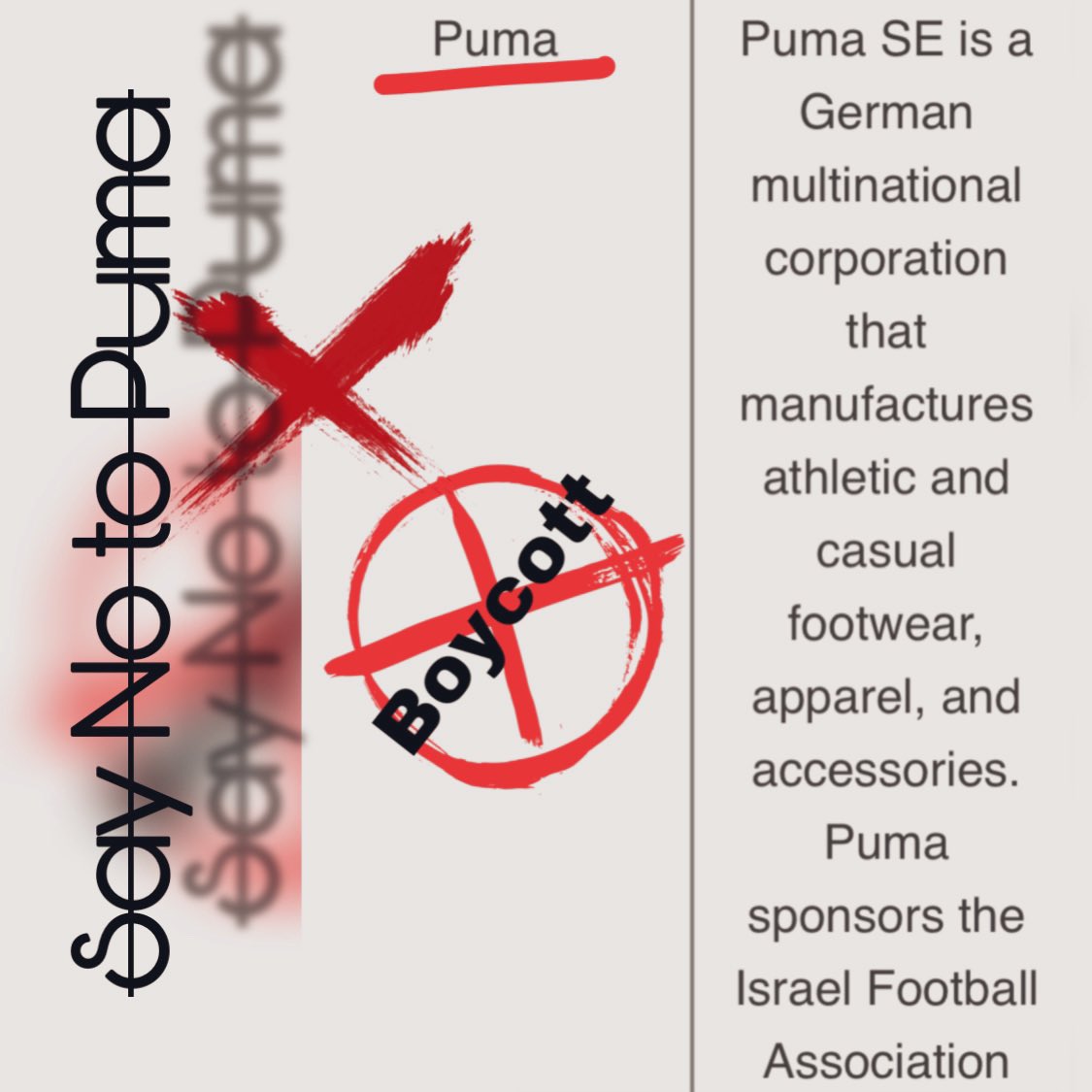 asassin2722's tweet photo. Boycott PUMA products‼️
PUMA Maldives Male’ Majeedhee magu. https://t.co/atjAgNAhhX