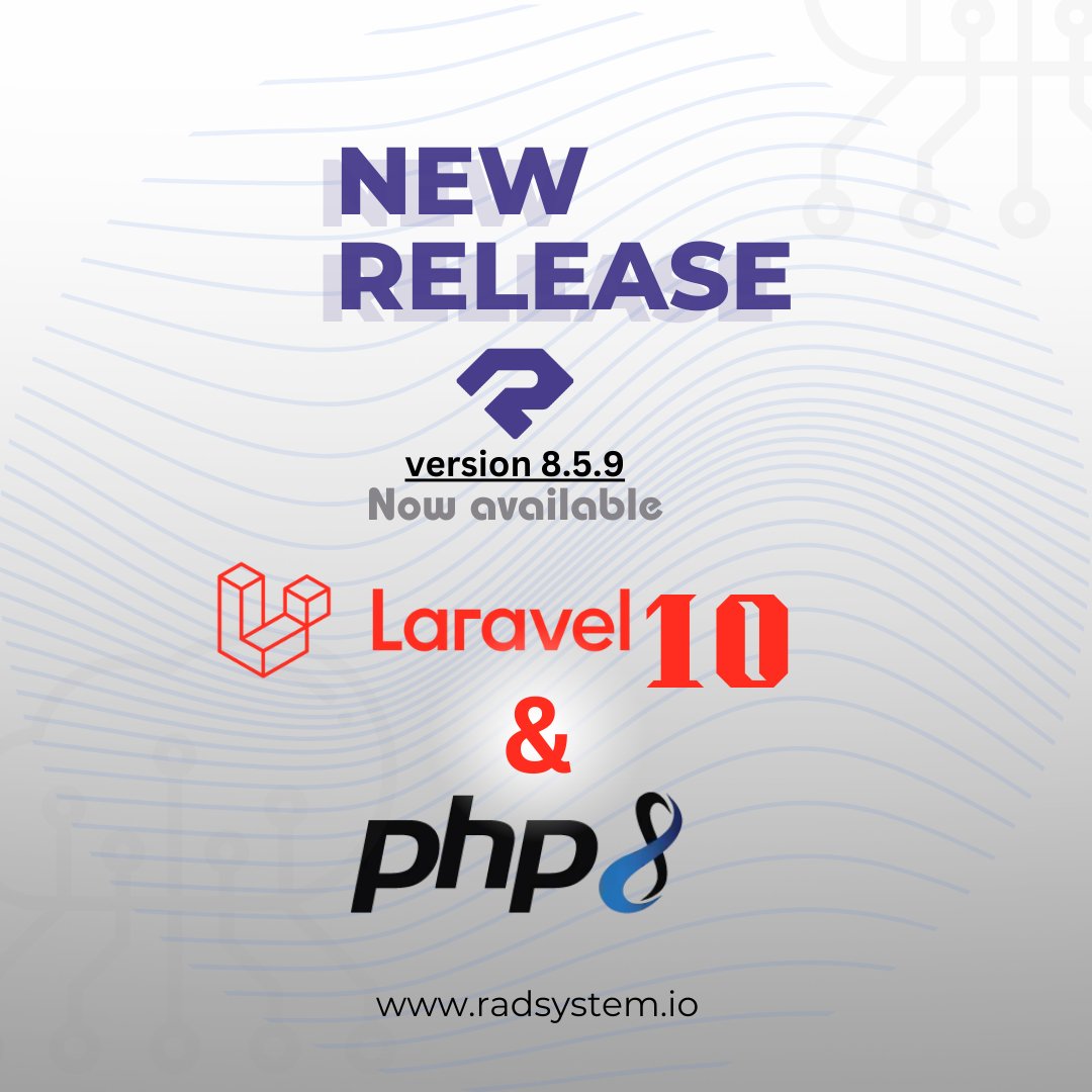 myradsystems's tweet image. New Update Available: 
Download for free: radsystems.io

#Laravel #PHP #Typescript #Lowcode #Python #Nodejs