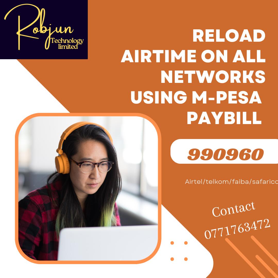 RobjunLimited's tweet image. Good morning clients

Happy Sunday 

Top up airtime via mpesa paybill 990960
Account is the number to top up