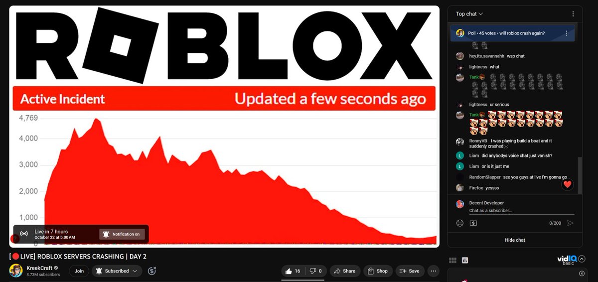 this thumbnail looks familiar, doesn't it? #robloxisdown #robloxdown #BloxFruits