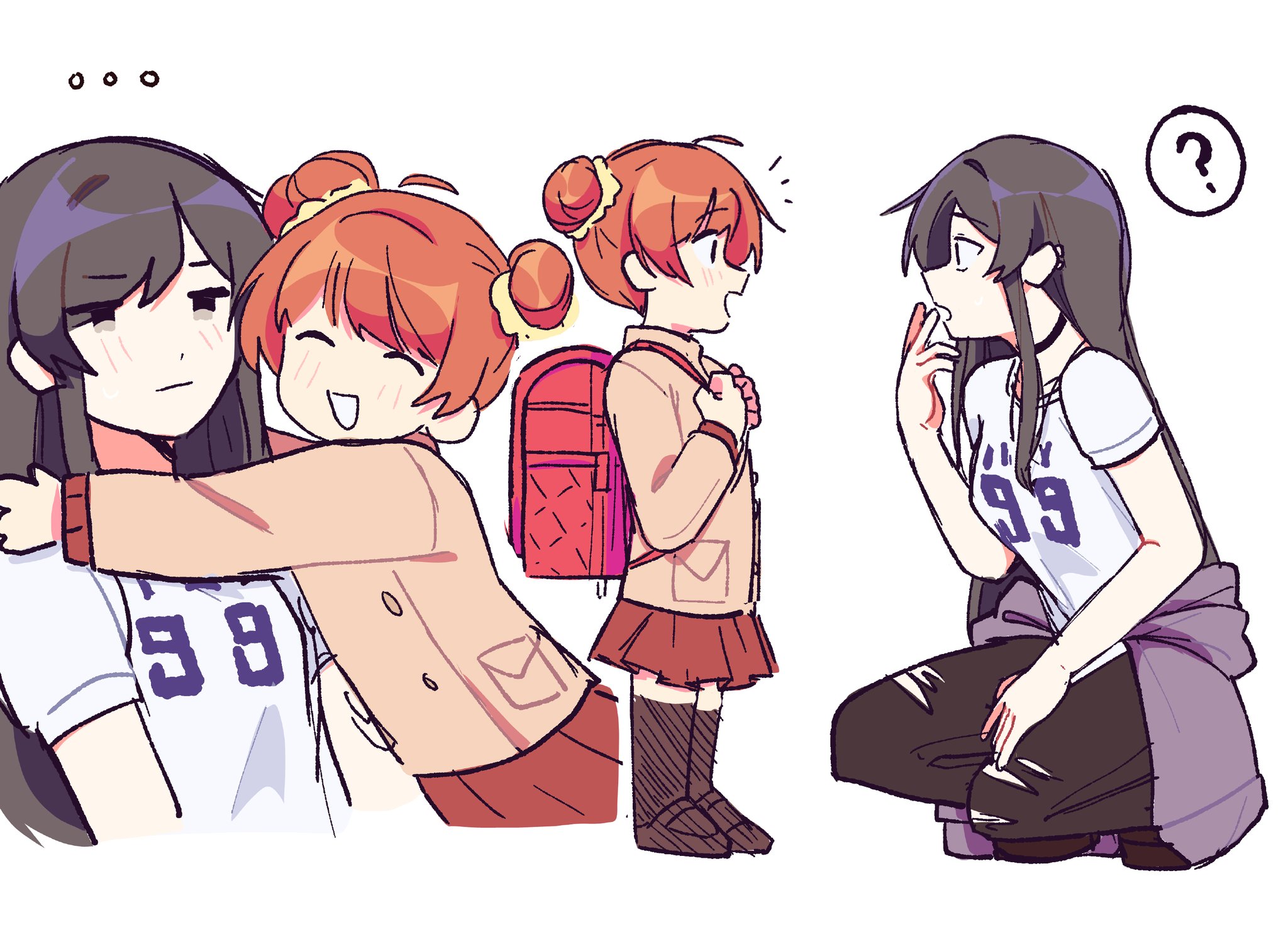 tirasumiii 🐌 on X: Tsubaki and small Rika I did real quick  t.cozl8pX1WQr9  X