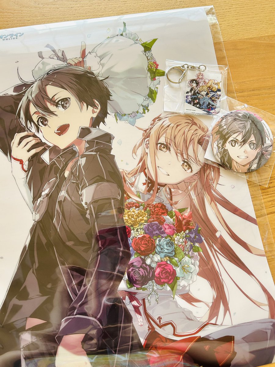 sao アスナ　 アスナ「帰宅したらSAOくじ届いてた〜 このアスナの表情めちゃかわいい… そういや、