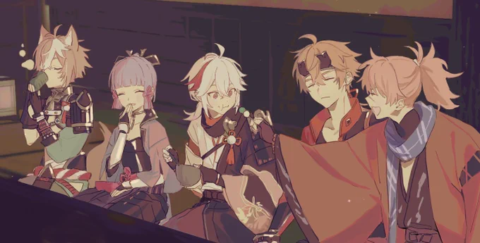 友との絵まとめ  #原神