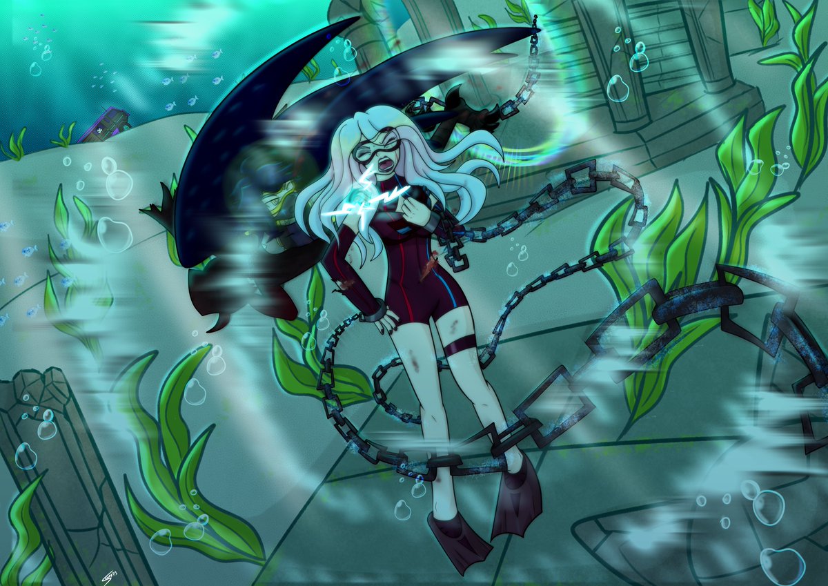 sawaanojutsu's tweet photo. This was the last battle i made for this year's #LFTournament, i had to learn how to work with ambient lights to make the under water effect
Ghost girl is an #oc by H. A Drawings
#frode #birdfolk #underwater https://t.co/K6VEmK7ZU8