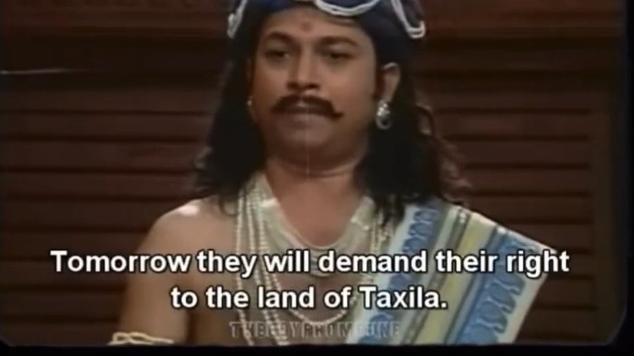 Incognito_qfs's tweet photo. Meet Ripudaman, he predicted fall of Taxila because of the refugee policies of clan chief Bhurigravah more than 2000 years ago.

Today, Taxila is in Pakistan. Taxila is 100% Islamic and has lost its Hindu culture forever. 

There was no Islam during times of Ripudaman. He was talking about refugees coming to Taxila from neighbouring kingdoms due to attack from Greeks. Unfortunately, we forgot what he said with time.

Today, we are repeating the same mistake by giving shelter to Rohingya muslims.
