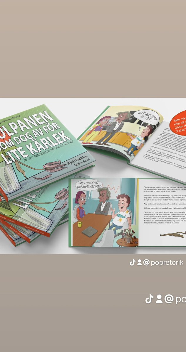 Det går alldeles UTMÄRKT att förhandsbeställa min nya bok "Tulpanen som dog av för lite kärlek" nu via popretorik.se/webshop Din beställning levereras i slutet av november.