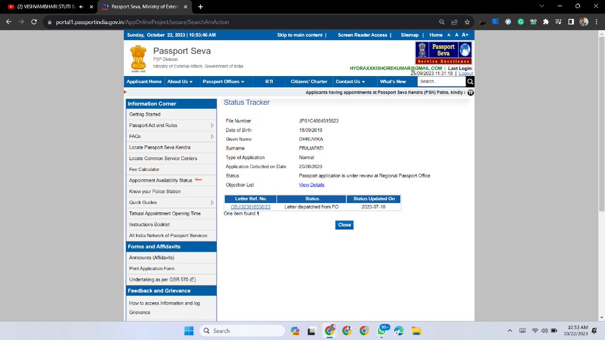 hydraxxmarwari's tweet photo. It's been over 5 months since I applied for my daughter's passport through Passport Seva, and we still haven't received it. All the processes and documentation are complete, but we can't get through to anyone on the phone or email. This is unacceptable service https://t.co/6C0KvAw5tp