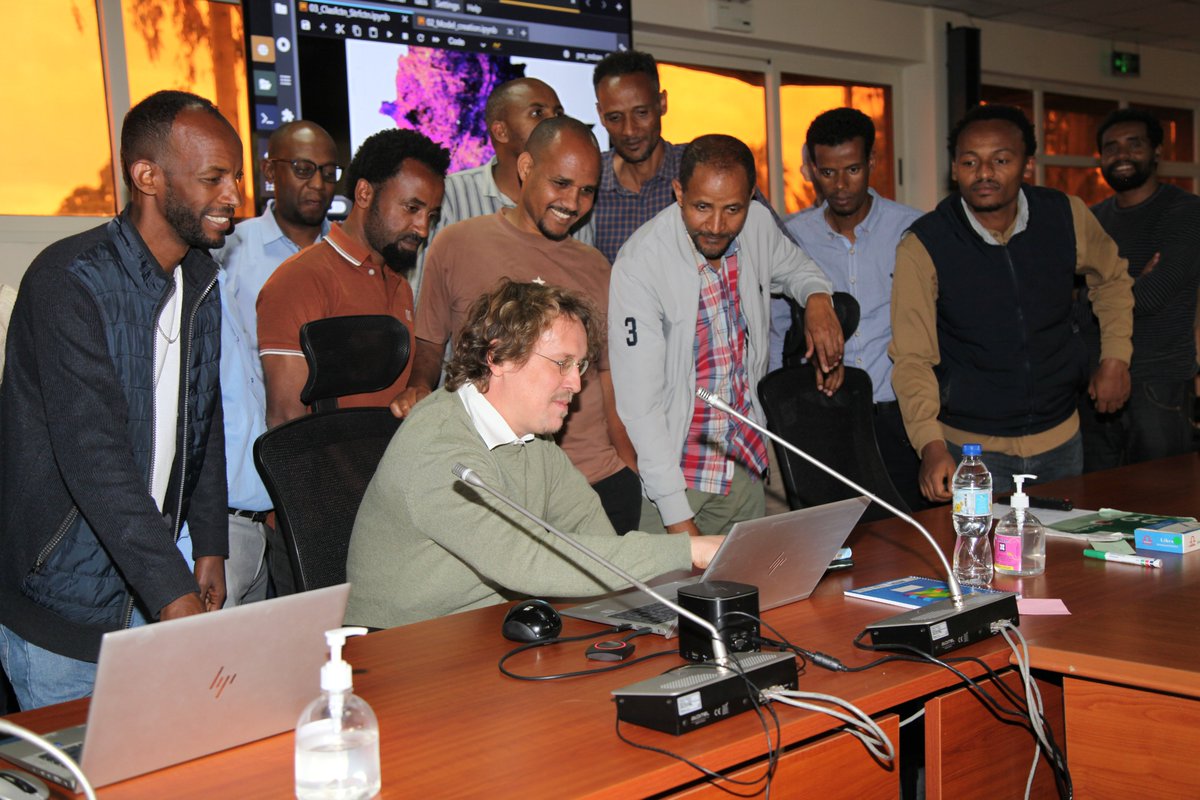 FAOEthiopia's tweet photo. A 5-day Sample Based Area Estimation training supported by @FAOEthiopia &amp; @FAO NFO enhanced the knowledge of 15 experts from govt Inst. on forest cover change analysis based on remote sensing. After 5 days session, they will start collecting updated forest cover change data. https://t.co/7V3YSN9Ack