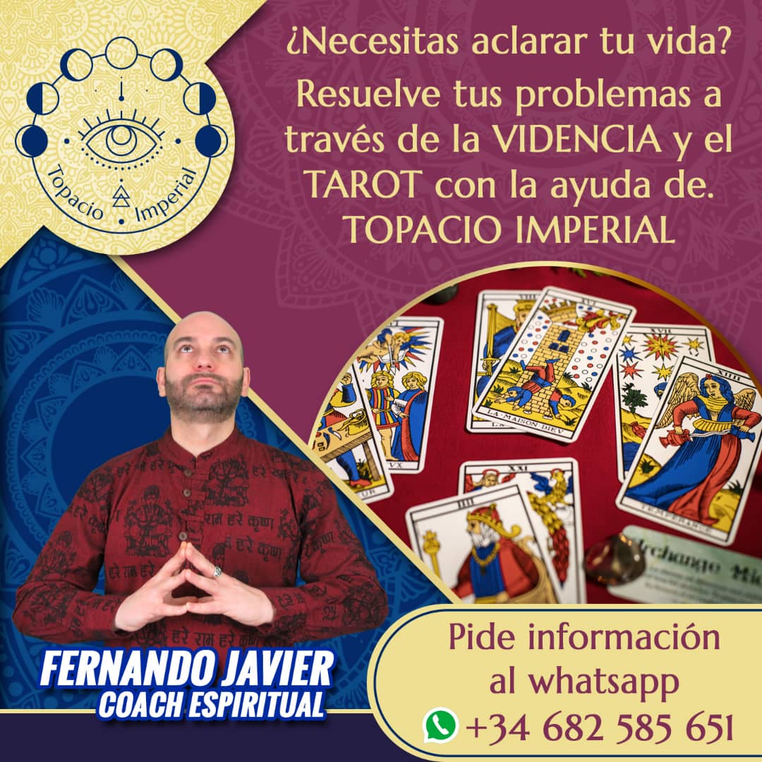 topacioimperial's tweet photo. Pide información por WhatsApp al +34682585651 y ¡CONOCE A TOPACIO IMPERIAL!
Si tienes dudas, si te falta amor, dinero o salud. Si no sabes cómo cambiar tu vida, los mejores VIDENTES y TAROTISTAS te ayudarán a encontrar el camino.

#Videncia #Tarot #Rituales #Abrecaminos #MalDeOjo https://t.co/ztPDAf65Jo