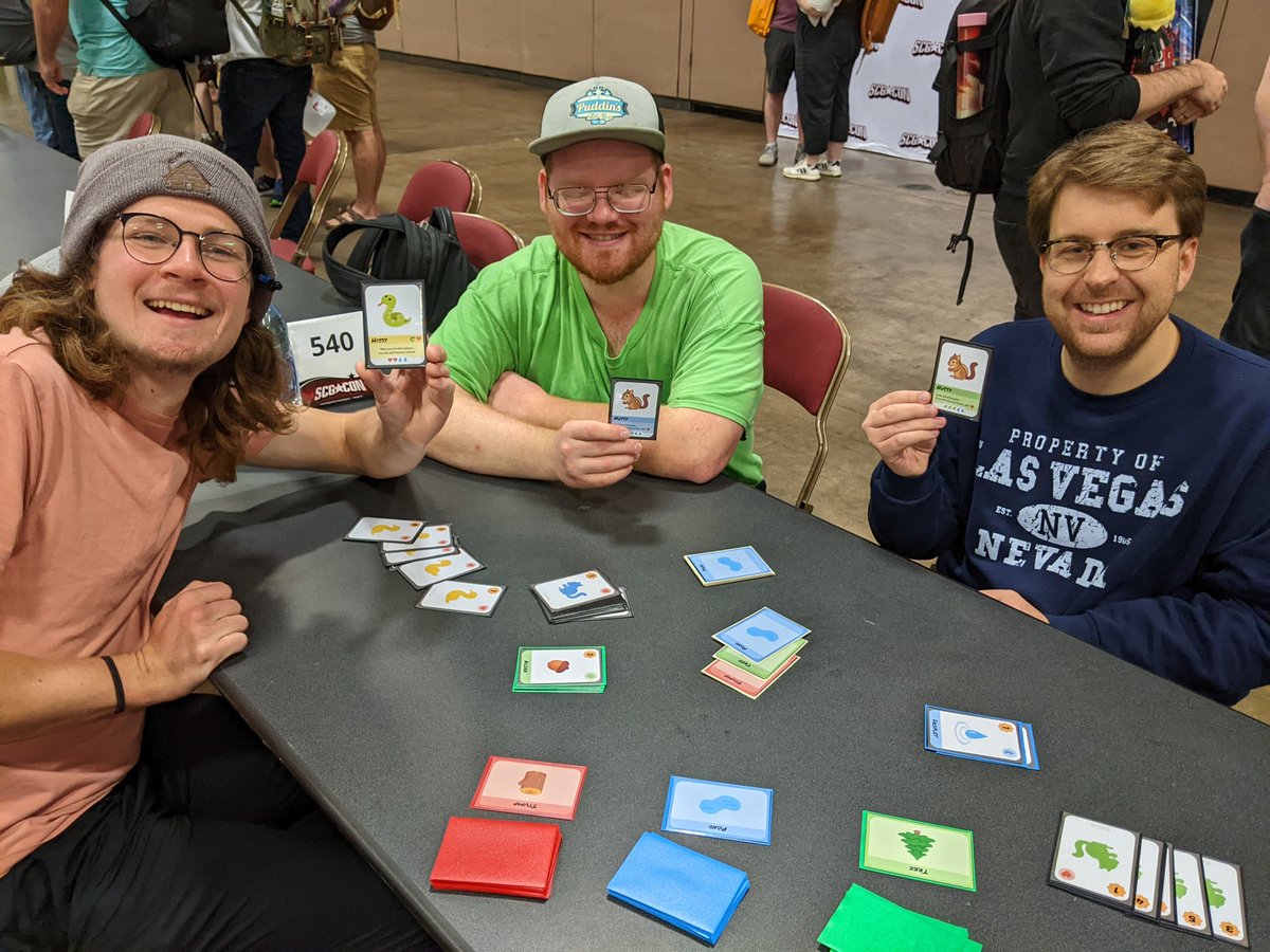 markovictory's tweet photo. Day 1 of #SCGDFW is in the books!

Skipped playing the Calling to hang out with players from all over the States 🇺🇸 The action was non-stop!

Thank you to everyone who played my game prototypes and shared their feedback 💓 See you tomorrow!

#cardgames https://t.co/tUbfOSG02D