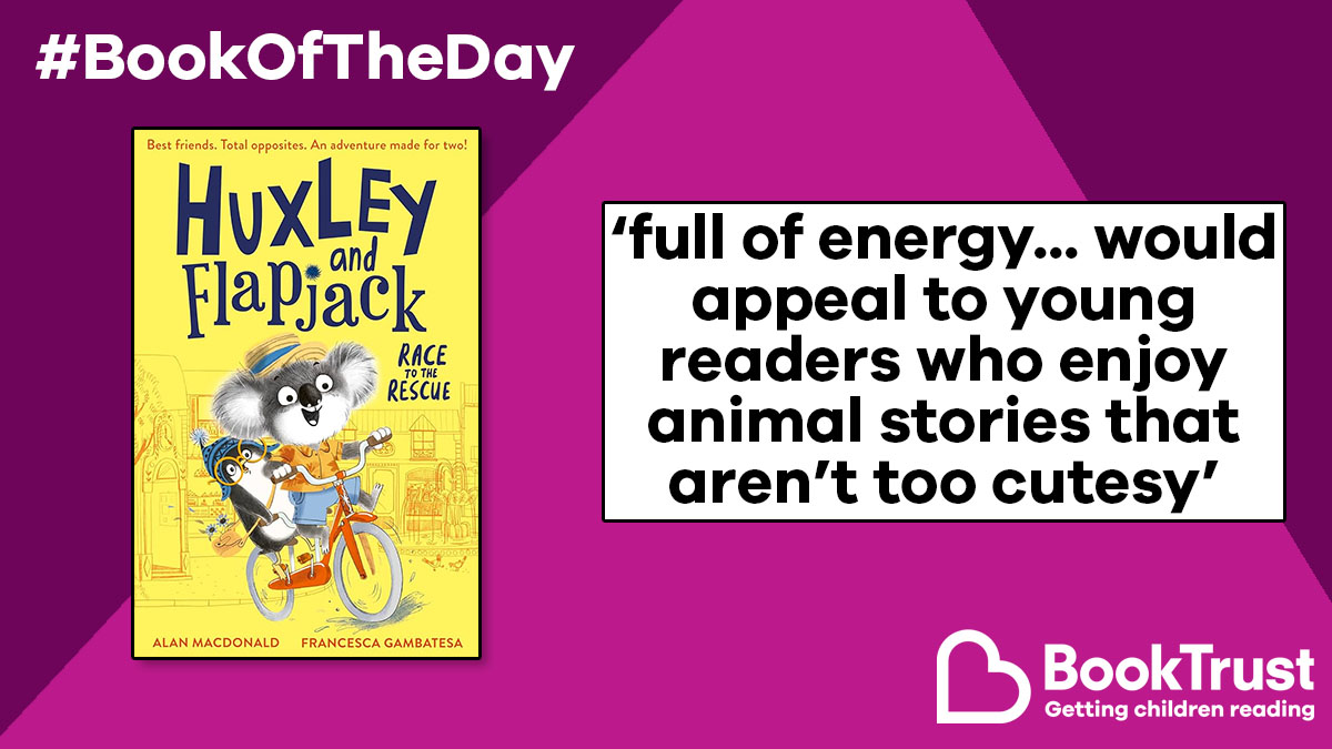 BookTrust (@booktrust) on Twitter photo Our #BookOfTheDay is a charming young chapter book, full of fun and fabulous illustrations!
It's #HuxleyAndFlapjackRaceToTheRescue by Alan MacDonald and @francescagam: booktrust.org.uk/book/h/huxley-β¦ <a href="/LittleTigerUK/">Little Tiger Books</a> Our #BookOfTheDay is a charming young chapter book, full of fun and fabulous illustrations!
It's #HuxleyAndFlapjackRaceToTheRescue by Alan MacDonald and @francescagam: booktrust.org.uk/book/h/huxley-β¦ <a href="/LittleTigerUK/">Little Tiger Books</a>