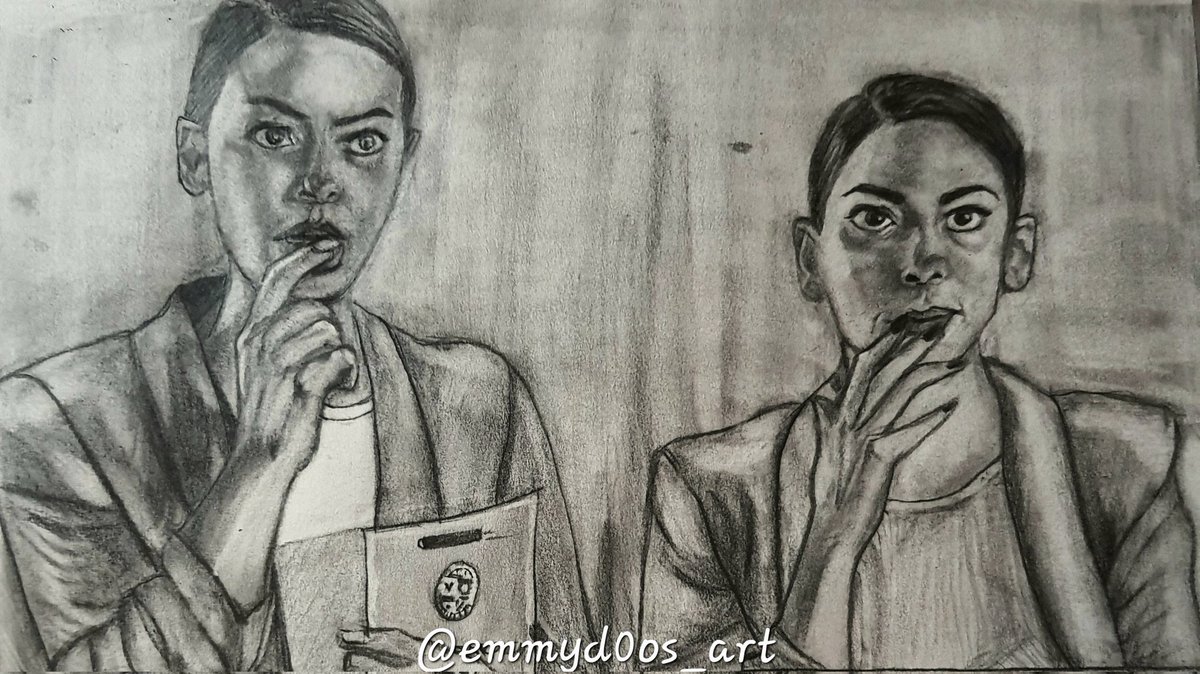Emmy_xo143's tweet photo. #Lucitober2023 day 19: "duality" π₯οΈοΈ eve trying to be the Detective so lucifer would notice her..obviously, no one could replace chloe.. #lucifernetflix #netflix #detectivedecker #chloedecker #laurengerman #drawing #fanart #inbarlavi #evefromlucifernetflix #duality https://t.co/MmKcCu65RY