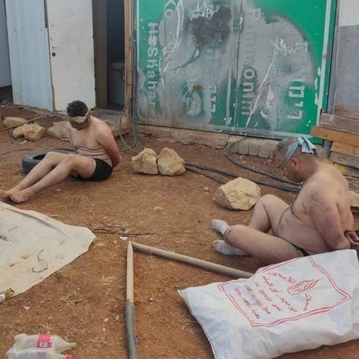 Israeli settlers &amp; soldiers tortured Palestinian civilians in the West Bank: beating them severely, urinating on them, burning them w/cigarettes, &amp; "even tried to insert an object into one's body."

After being tortured all day, their car &amp; cash were also stolen.