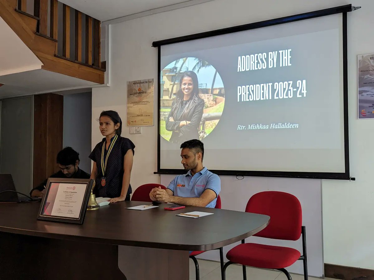 RAC_Cinnamon's tweet photo. Progress through Persistance! Our October general meeting was a reminder of what we can achieve when we come together. Special thanks to our guide club coordinator Rtr. Kasun Hettige for joining us too. 💚

#Rotaract #Rotaract3220 #RACCinnamonGardens #RACCG #CreateHopeInTheWorld https://t.co/EeTyQw0t1k