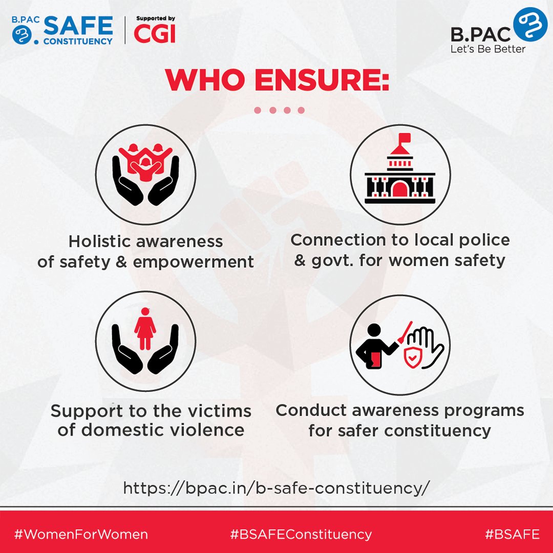BPACofficial's tweet photo. https://t.co/NKIMX7oezu Constituency identifies women leaders and further empowers them with intensive training for holistic awareness on various aspects of safety and empowerment of women. These women leaders are called https://t.co/NKIMX7oezu Ambassadors. They are given access to resources such as police officials, counselling centres, legal support, schemes and loans required for the safety and empowerment of women in their neighbourhood.

https://t.co/NKIMX7oezu Ambassadors are equipped with a framework that constitutes assessing public spaces and gathering information about safety measures taken or required to be taken by the authorities, so that more women feel safe about venturing out.

The release of the #BSAFEConstituency Public Place Safety Audit report is the result of the hard work of our https://t.co/NKIMX7oezu Ambassadors, who worked tirelessly on the ground in Dasarahalli and Hebbal assembly constituencies to gather the data.

By carefully assessing and identifying areas in need of immediate attention and improvement, this report plays a pivotal role in addressing the safety concerns of women within these constituencies.

Join us on twitter - @BPACOfficial - for live updates from the report release of https://t.co/NKIMX7oezu Constituency Phase II: Public Place Safety Audit on 28th October, 2023,  11:00 AM - 1:20 PM.

https://t.co/NKIMX7oezu Constituency Phase I was conducted in Mahadevapura and Malleshwaram assembly constituencies (2021-2022): https://t.co/9q72ev1sl0

Learn more about the https://t.co/NKIMX7oezu Ambassadors here: https://t.co/9q72ev1sl0
.
.
#WomenUnite #Women #BSafeConstituency #WomenForWomen

@RevathyAshok  @kiranshaw  @TVMohandasPai  @rk_misra  @CGI_Global  @GMattackal  @srividyanataraj  @NirbhayLumde  @CSRwithSuren  @GhodkeRV  @Snehalaya  @BlrCityPolice  @SheThePeople @anaghakesav @MsMayaSharma