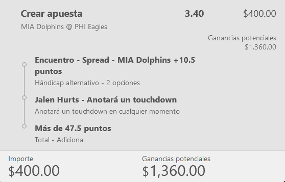 GiLTuner's tweet photo. SE COBRA
#MrPelucholares
#GilTuner #NFL #NFLpicks #apuestas #BlitzEnTUDN #parlay https://t.co/u00xaSX0Yh