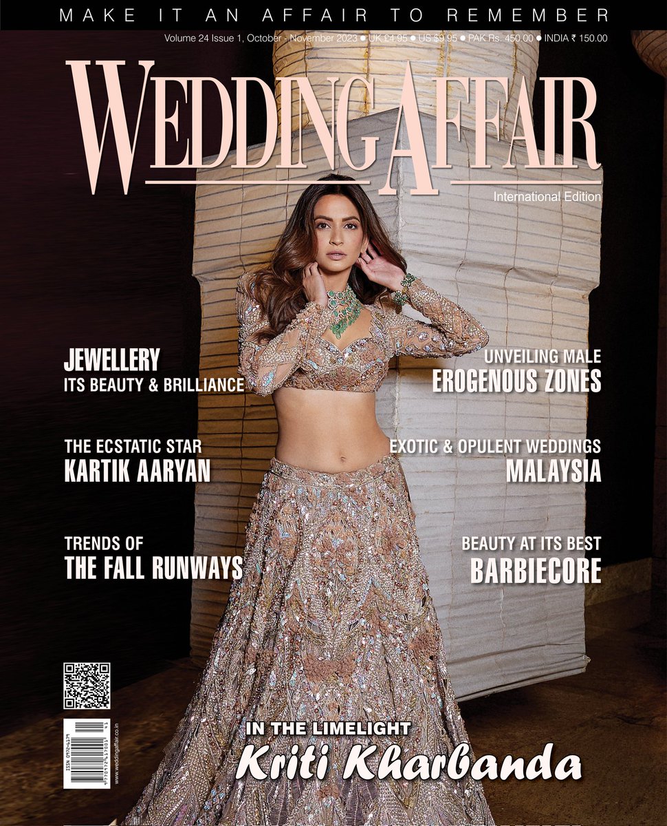 wedding_affair's tweet image. Unlock the pages of beauty and charisma as we unveil @kriti_official as our captivating cover girl for this month's issue.

Join us on a journey through style and grace!

#KritiKharbanda #covergirl #weddingaffair #weddingaffairindia #weddingaffairofficial #weddingaffairmagazine
