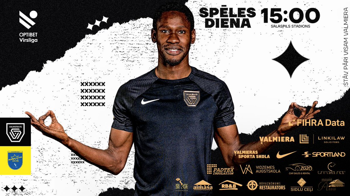 valmierafc's tweet photo. Spēles diena 🏟 Šodien pl.15.00, Salaspils stadionā tiksimies ar Sk Super Nova 👊🏻
A-A-A-a-a-a-i-z-i-e-t, VALMIERA 💪🏻
📺 skaties TV4 | Visā pasaulē https://t.co/ceO3JQoNyG
#SALVAL #OptibetVirsliga #Virsliga #ValmieraFC #StāvPāriVisamValmiera ⚫⚽️🟢 https://t.co/o8Iv96vHn3