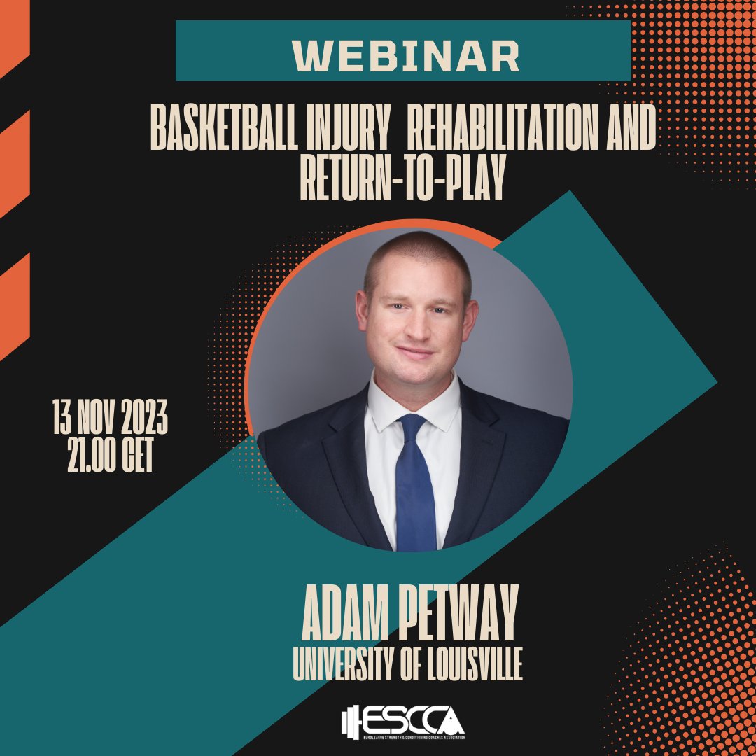 Don't miss out on the opportunity to learn from one of the industries' best practitioners and researchers. 

Topic:

"Biomechanical Factors involved in ACL tears and Achilles Tendon ruptures within the NBA."

Registrations and info at:

escca.net/portfolio/reha…