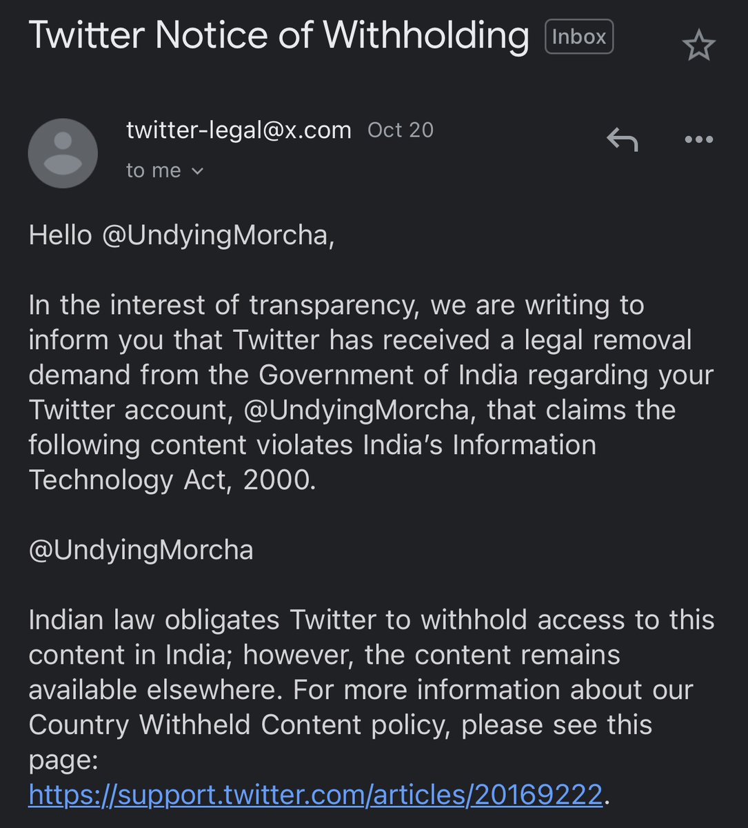 The Undying Morcha tweet media