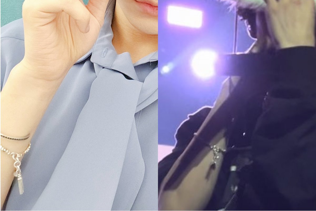 cherieyunie's tweet photo. world PAUSE correction! it wasnt just a single bracelet, it's a freaking matching bracelet set 😭 so around 3-4 bracelets um https://t.co/Rkz8aFyf3B