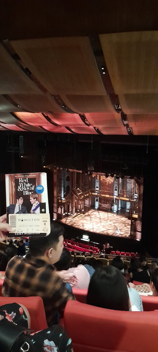 bolantay's tweet photo. Watching #HamiltonMNL to watch Alexander Hamilton, the ten dollar founding father without a father and brought the other Alex (Alexander Gabriel Claremont-Diaz) with me #RWRB 'cause IYKYK https://t.co/0PRj8MtFW0