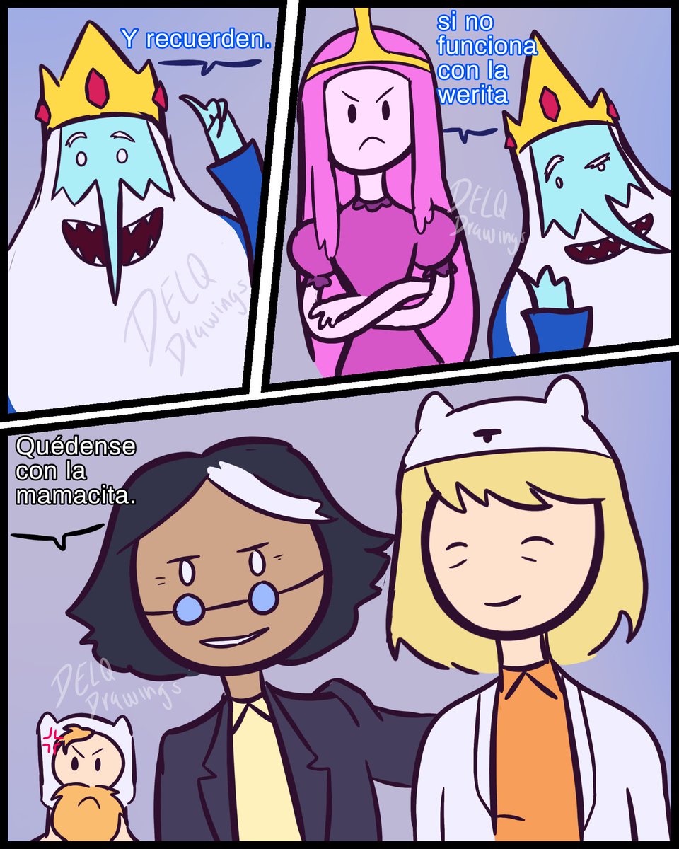 Tip helado
.
#FionnaandCake #FionnaandCakefanart #fionnaandcakespoilers #cakethecat #SimonPetrikov #golbetty #WinterKing #finnthehuman #Finnandjake #iceking