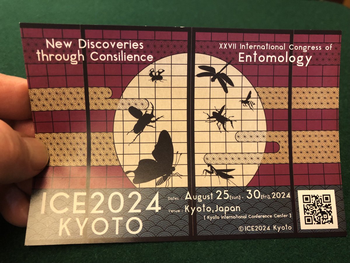 Walter Leal (@wsleal2014) on Twitter photo The deadline for submitting papers for <a href="/ice2024kyoto_jp/">International Congress of Entomology 2024 Kyoto JP</a> is Dec. 15. Will you showcase your research? <a href="/RoyEntSoc/">Royal Entomological Society</a> <a href="/EntsocAmerica/">Entomological Society of America</a> <a href="/SysEB_Entsoc/">SysEB ESA</a> <a href="/CanEntomologist/">Entomological Society of Canada</a> <a href="/Aust_Ent_Soc/">Australian Entomological Society</a> @ice2024Kyoto The deadline for submitting papers for <a href="/ice2024kyoto_jp/">International Congress of Entomology 2024 Kyoto JP</a> is Dec. 15. Will you showcase your research? <a href="/RoyEntSoc/">Royal Entomological Society</a> <a href="/EntsocAmerica/">Entomological Society of America</a> <a href="/SysEB_Entsoc/">SysEB ESA</a> <a href="/CanEntomologist/">Entomological Society of Canada</a> <a href="/Aust_Ent_Soc/">Australian Entomological Society</a> @ice2024Kyoto