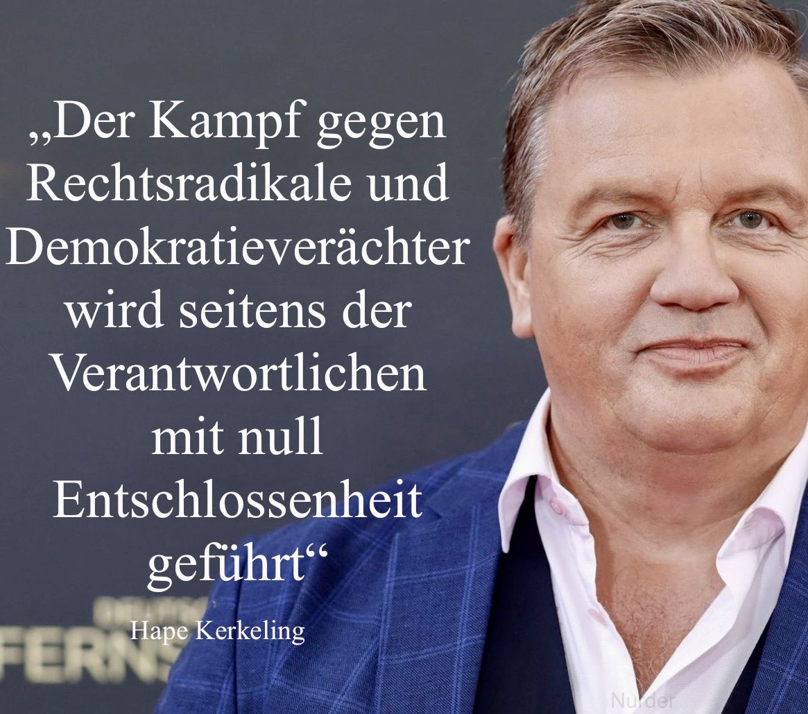 Guten Morgen liebe Nachbarinnen und Nachbarn! Das, was Hape sagt!
!B