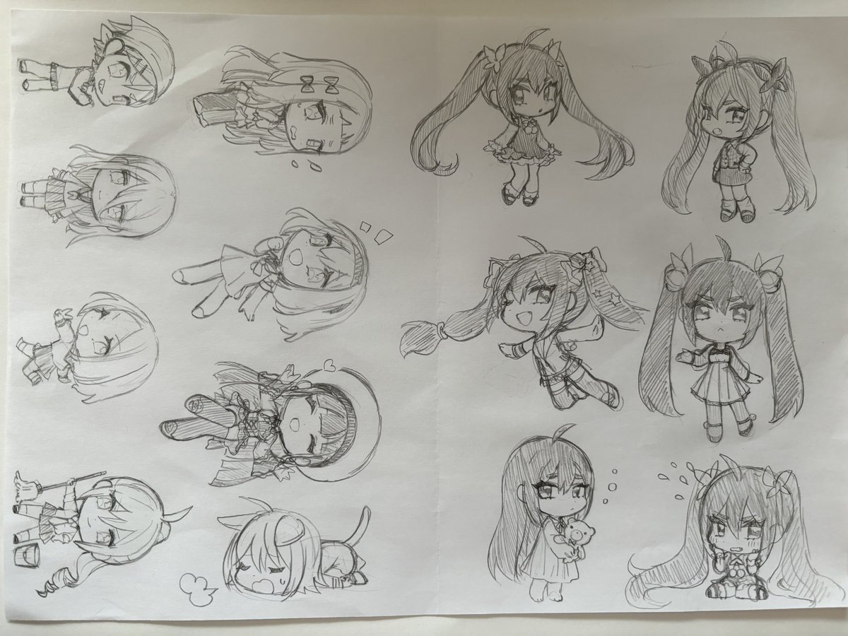創作落描き 