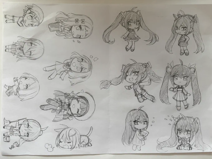 創作落描き 