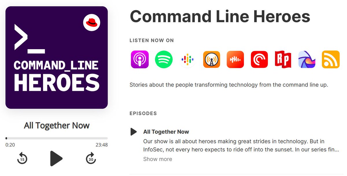 viwichi's tweet photo. The only podcast I listen to these days. Highly recommended 💯
#podcasts #Recommendations https://t.co/SwujAzDSLs