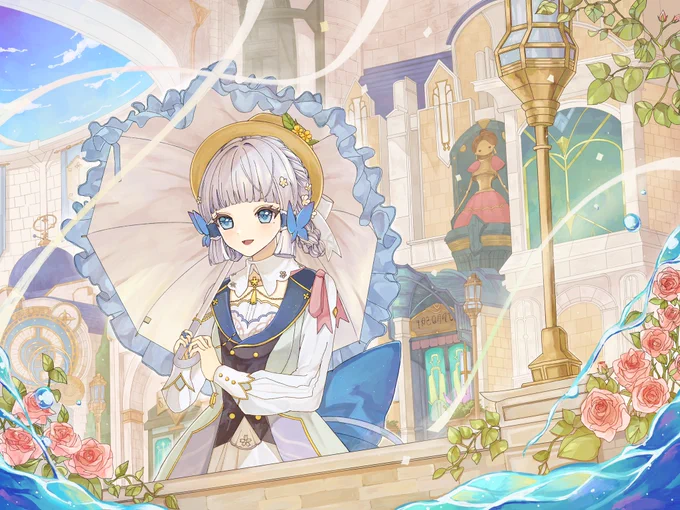 #原神 #神里綾華 水国訪問