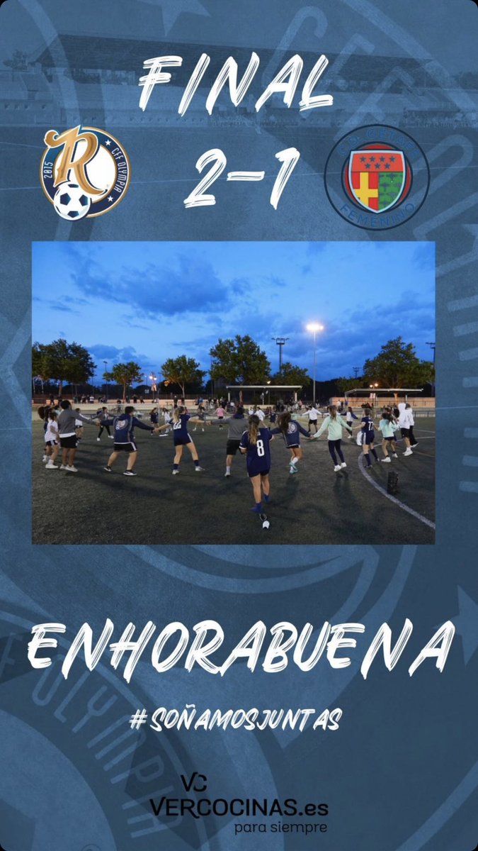 cff_olympia's tweet photo. Jornada de +3 puntos, ¡Enhorabuena a nuestro filial que sigue imparable! A seguir trabajando y aprendiendo 
#futfem #cffolympia #FutbolFemenino  #soñamosjuntas https://t.co/w1jT904Ge7