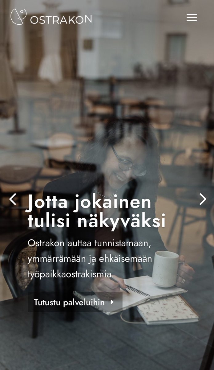 Mitä teidän työyhteisölle kuuluu? 

ostrakon.fi - käy katsomassa olisiko minulla jotain teidän tarpeisiinne!