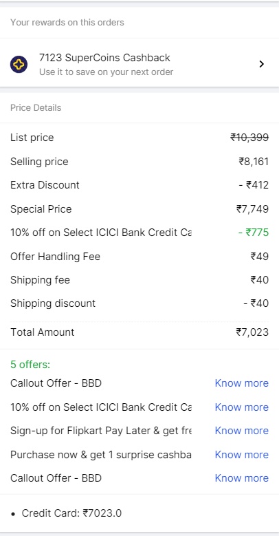 PiyushArora01's tweet photo. A new sham being run by @Flipkart. Promise 100% supercoins for plus premium members while ordering. Post delivery, changed 7123 coins to 100. Customer care useless as always, say you'll get coins but all words and no action.
@flipkartsupport #flipkartscam #flipkartsupport https://t.co/NxVifcjLpr
