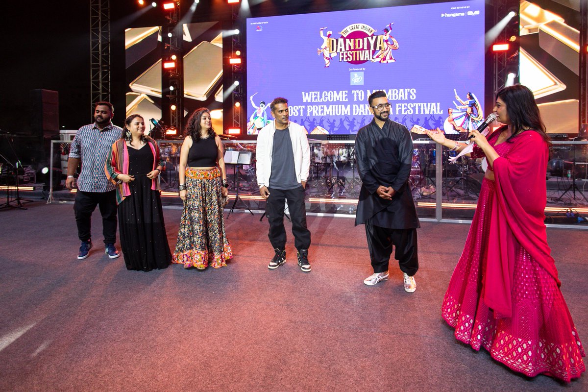 Look at what you missed!
Day 2 at the Great Indian Dandiya Festival was a sensory delight with tantalizing food aromas and the rhythm of Puneri Dhol.
Time's running out! Last day today – hurry, book tickets now. Gates open at 6:00 PM.