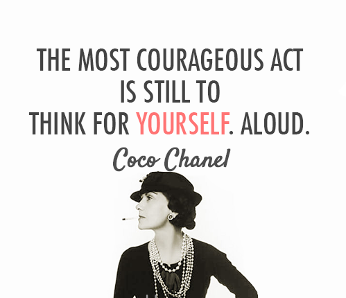 Coco Chanel.- ( French fashion designer) Women Leaders #quote https://t.co/WKTylLS3R9 https://t.co/D<a href="/tag/quote"class="tags"><span>#quote</span></a>