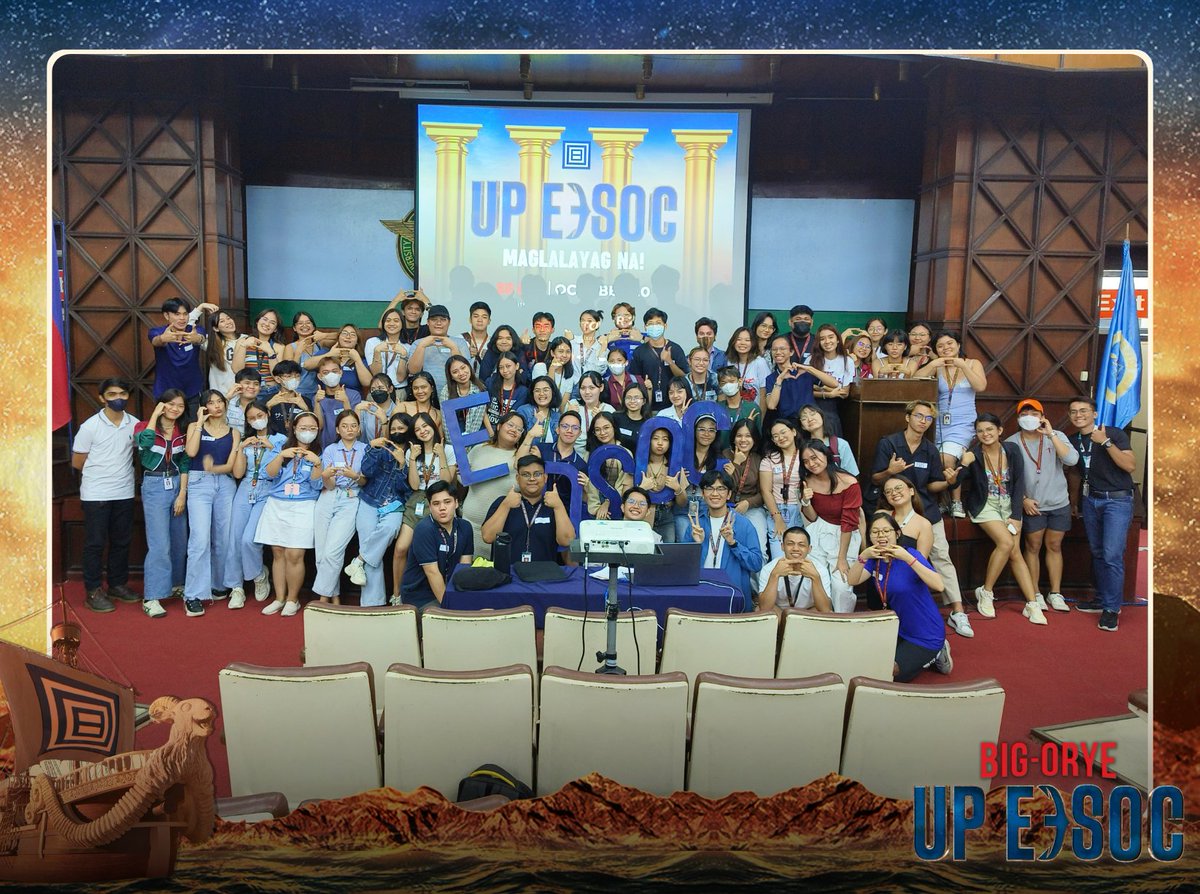 upedsoc's tweet photo. Thank you to everyone who set sail with us during our Big Orientation!β΅οΈ
Sana ay mas nakilala niyo ang UP Education Society sa pagtuklas ng mga prinsipyo at pangarap ng ating bibong barkada. π«Ά
#JoinUPEdsoc #LalayagNa #MakeADifference #BeTheDifference https://t.co/G2vx5XKezR